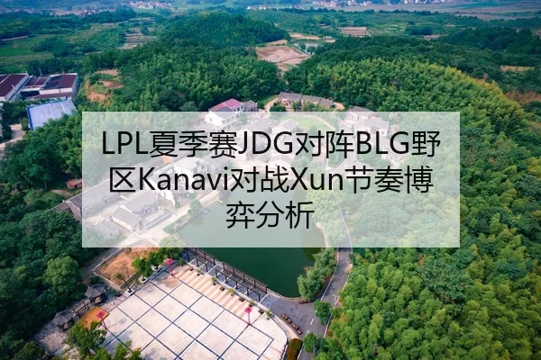 LPL夏季赛JDG对阵BLG野区Kanavi对战Xun节奏博弈分析